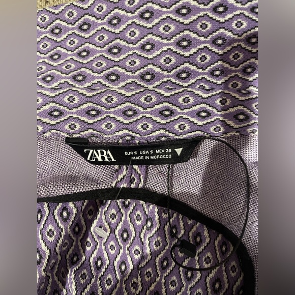 Zara open back collared bodysuit purple - Picture 5 of 6